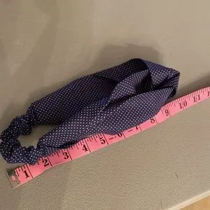 Accessories | Navy And White Polka Dot Headband | Poshmark
